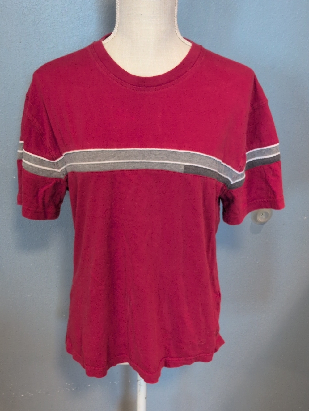 XG Vintage 90's Retro Striped Cotton Blend Crewneck Tee Shirt Punk Academia Y2K